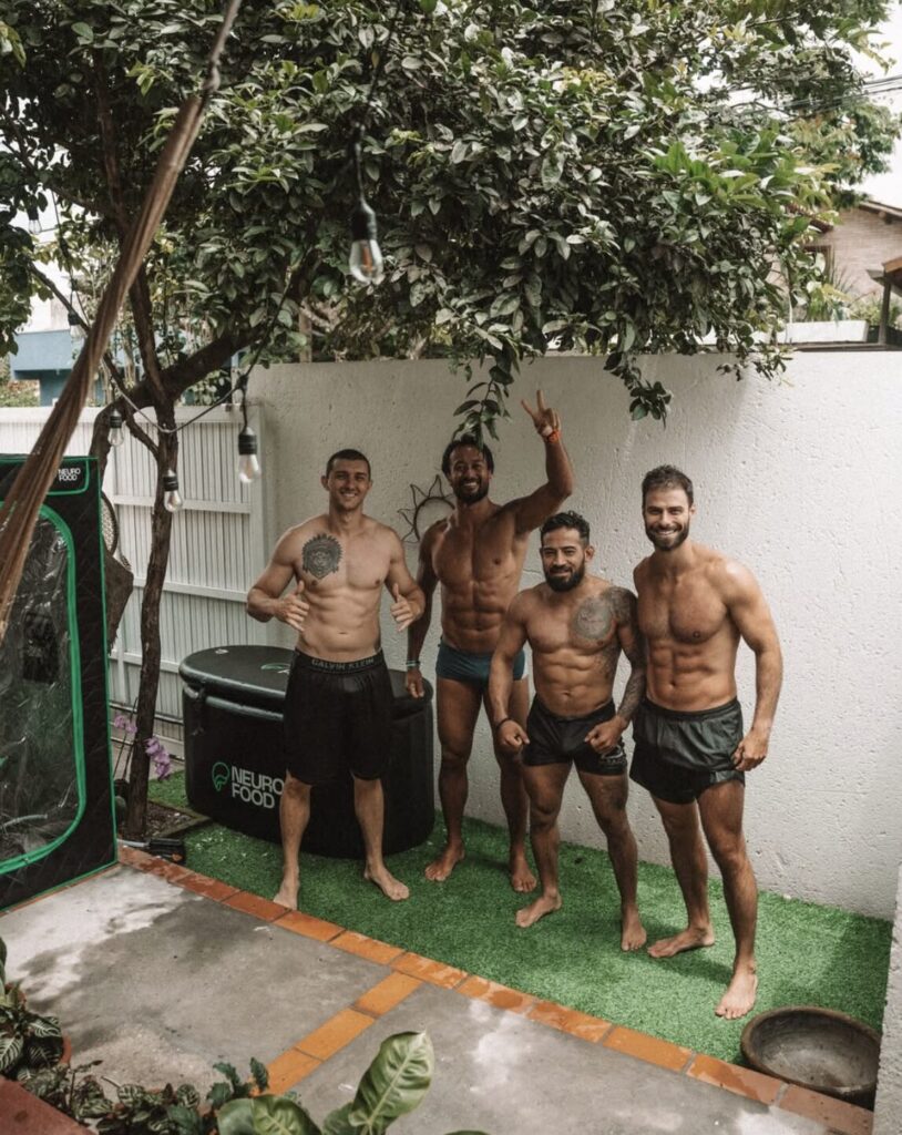 banheira de gelo benefícios